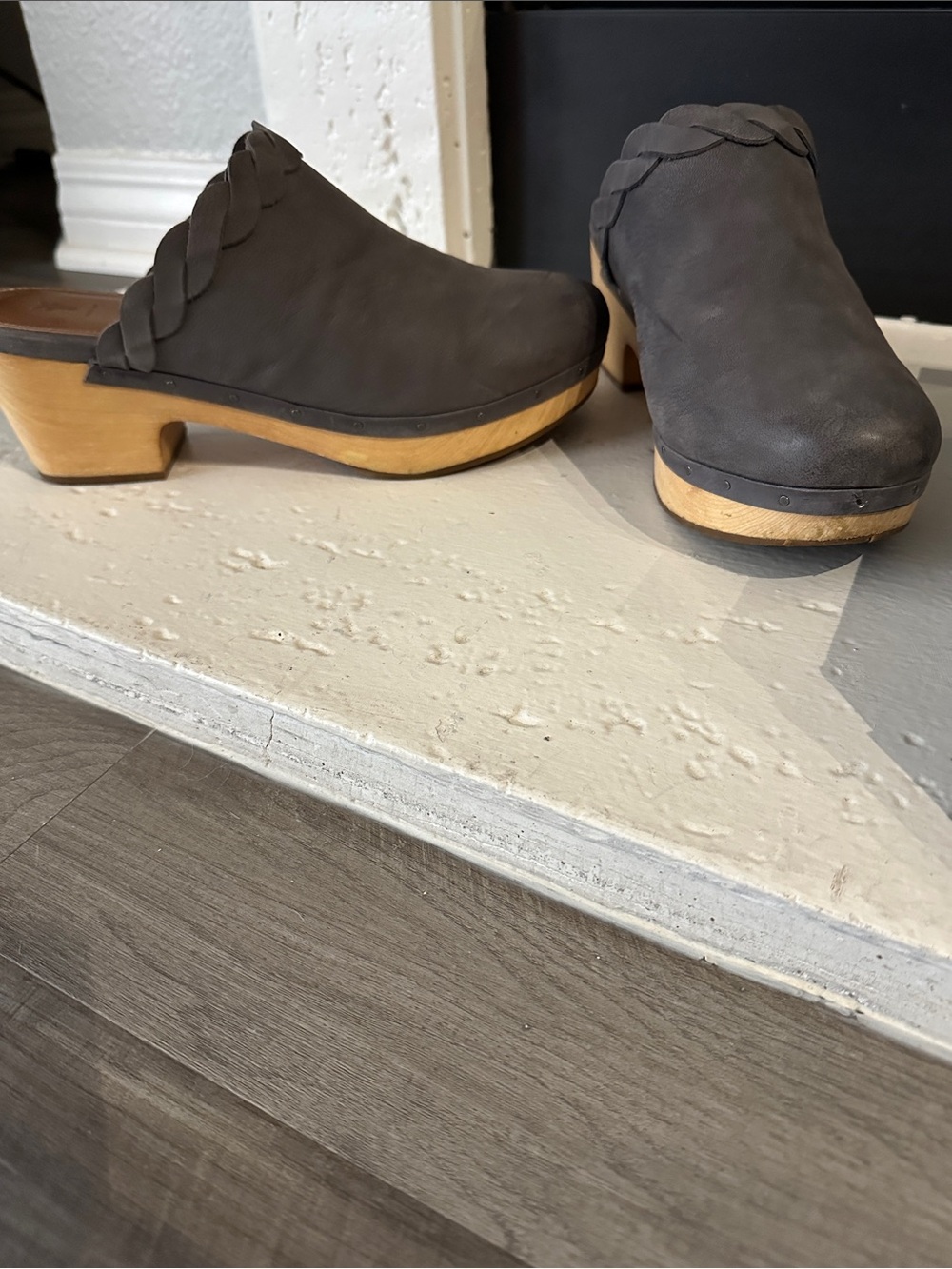Frye Mille Braid Clog Mules